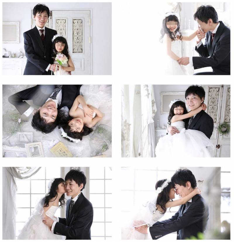[잡담] 일본의 아버지날 기념 딸이랑 결혼하는 웨딩 사진 찍어주는 기획 | 인스티즈