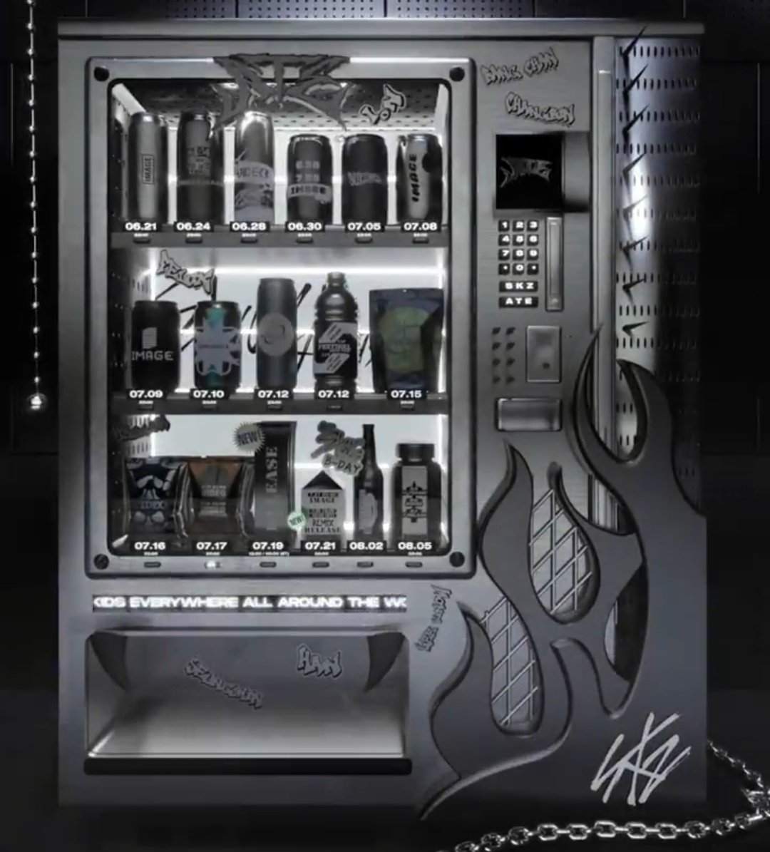 [마플] 같은 자판기 소재더라도 다르게 연출할수 있는데 스키즈 엔드림은 너무 똑같... | 인스티즈