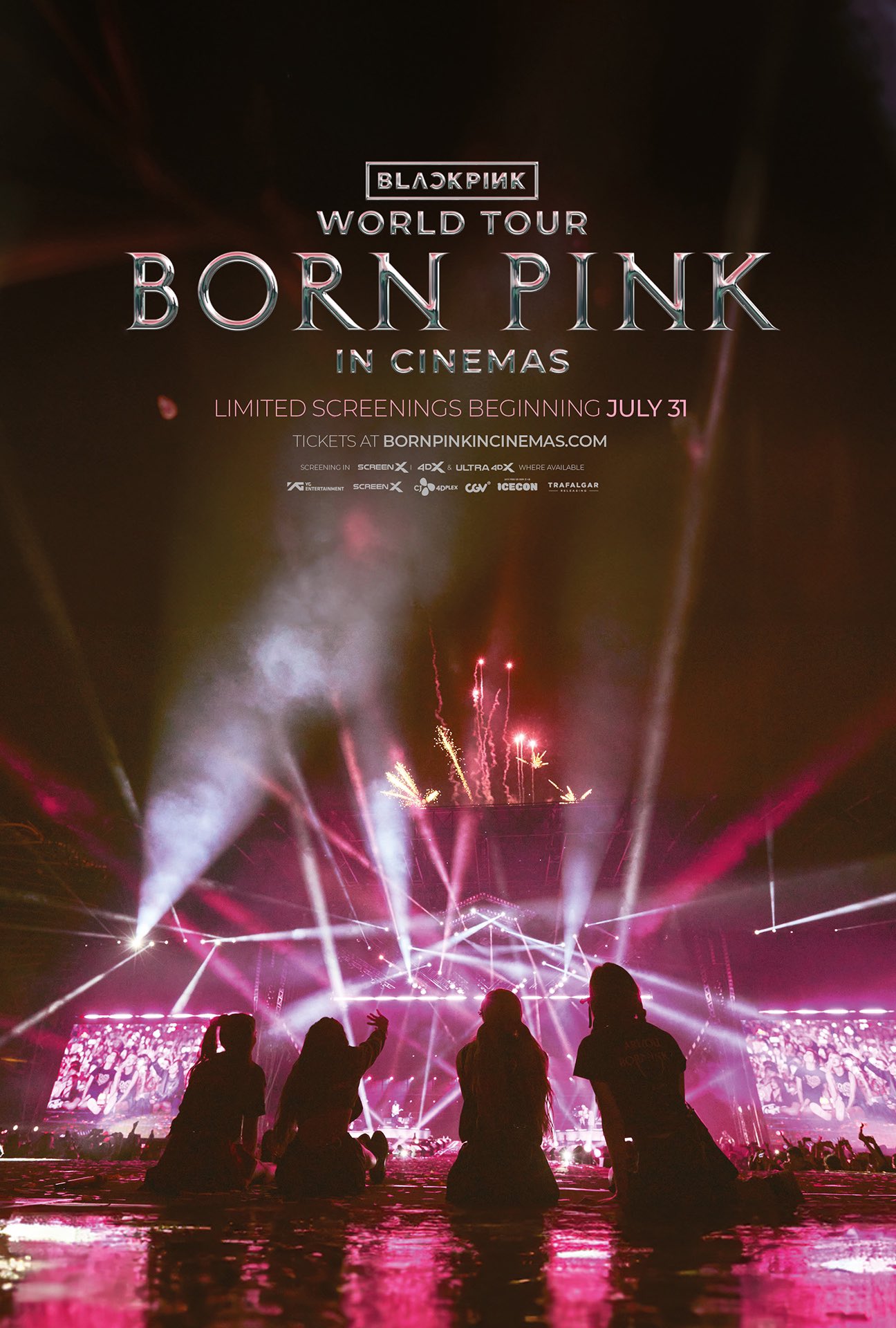 [정보/소식] 블랙핑크 WORLD TOUR 'BORN PINK' IN CINEMAS 포스터 | 인스티즈