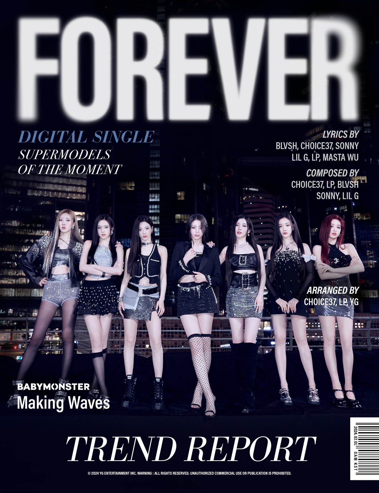 [정보/소식] 베이비몬스터 (BABYMONSTER) 'FOREVER' MAGAZINE 2024 July Issue | 인스티즈