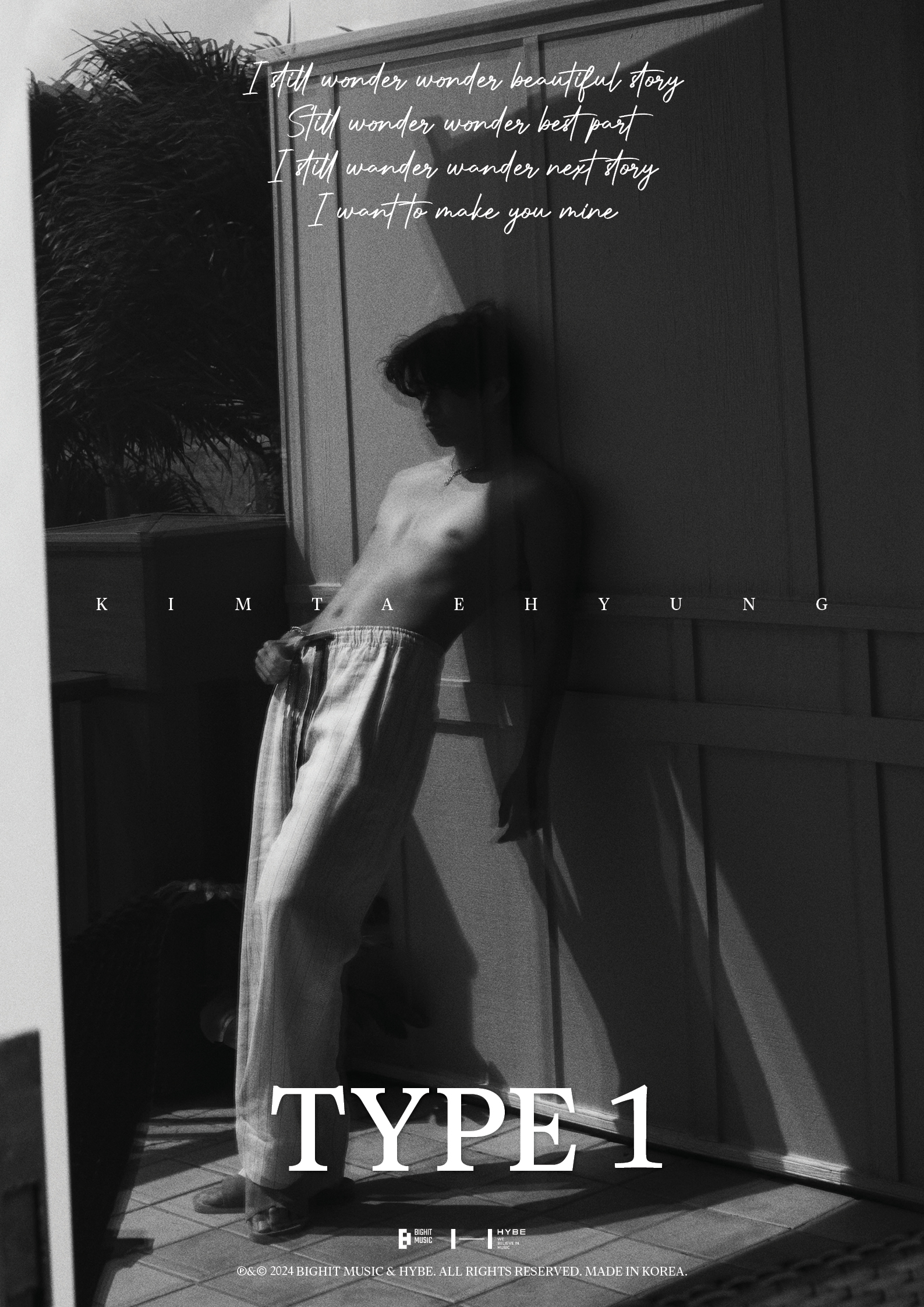 [정보/소식] 방탄소년단 뷔 'TYPE 1' Poster | 인스티즈
