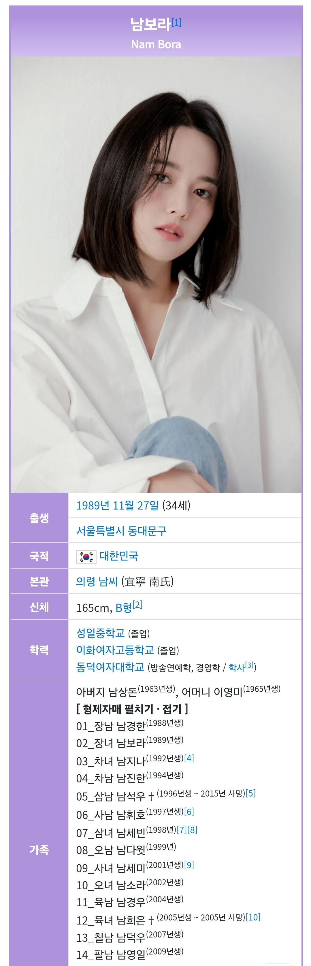 [잡담] 헐 이배우 14남매래.....기절초풍 | 인스티즈