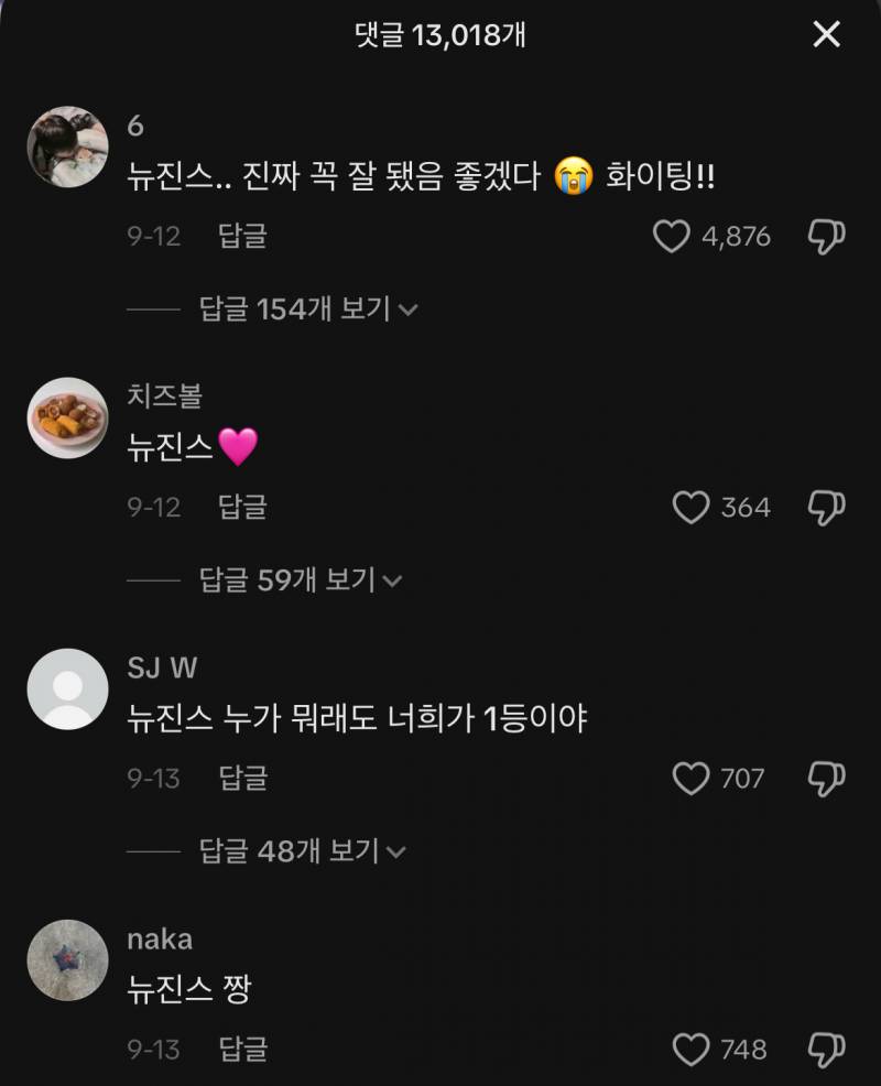 현재 난리났다는 르세라핌 틱톡 댓글창 상황.jpg | 인스티즈
