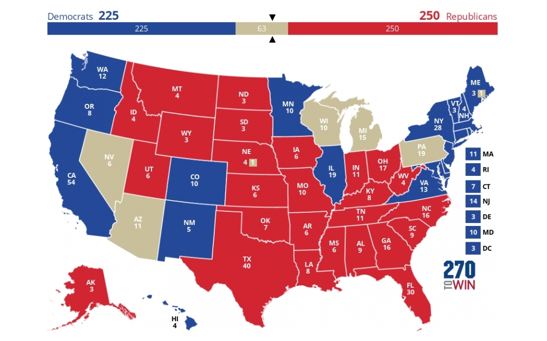 [잡담] 현재 경합주 조지아를 트럼프가 먹을 경우 | 인스티즈