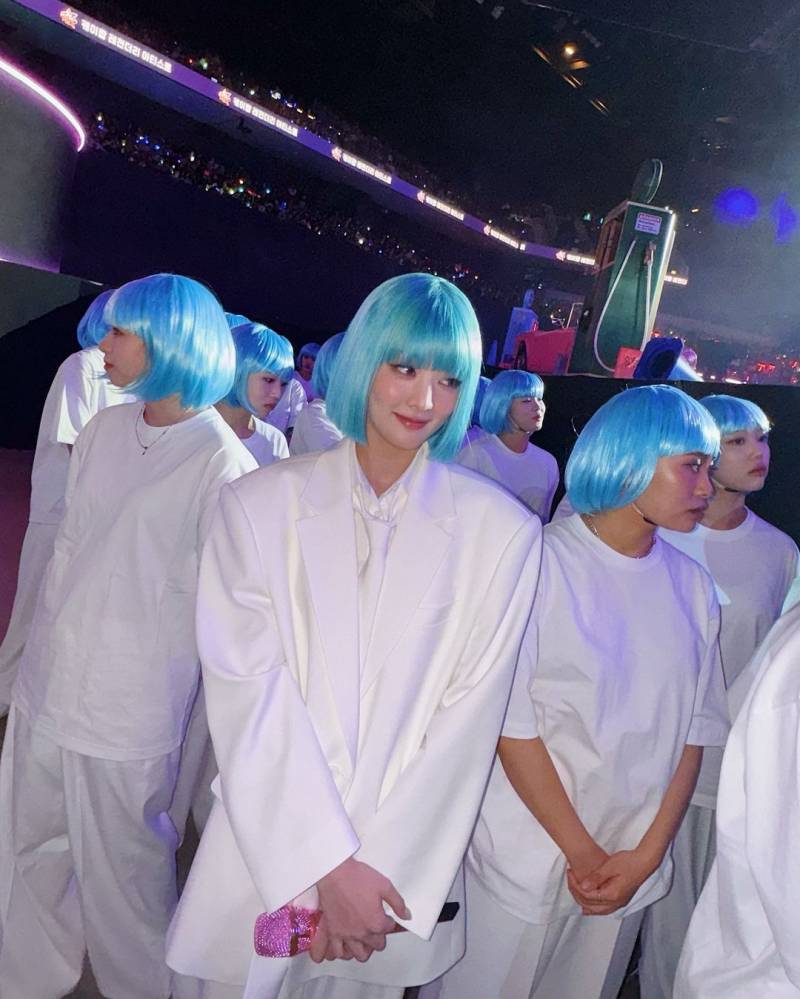 인스타에 민트 가발 짤 올려준 민니 ㅋㅋㅋㅋ.jpg | 인스티즈