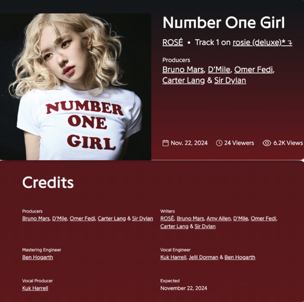 [잡담] 로제 뮤비 있다!!! 오늘 2시 공개!!! | 인스티즈