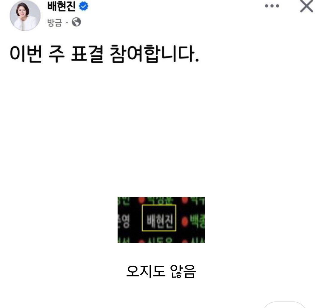 [잡담] 배현진 국민이랑 장난질 하나… | 인스티즈