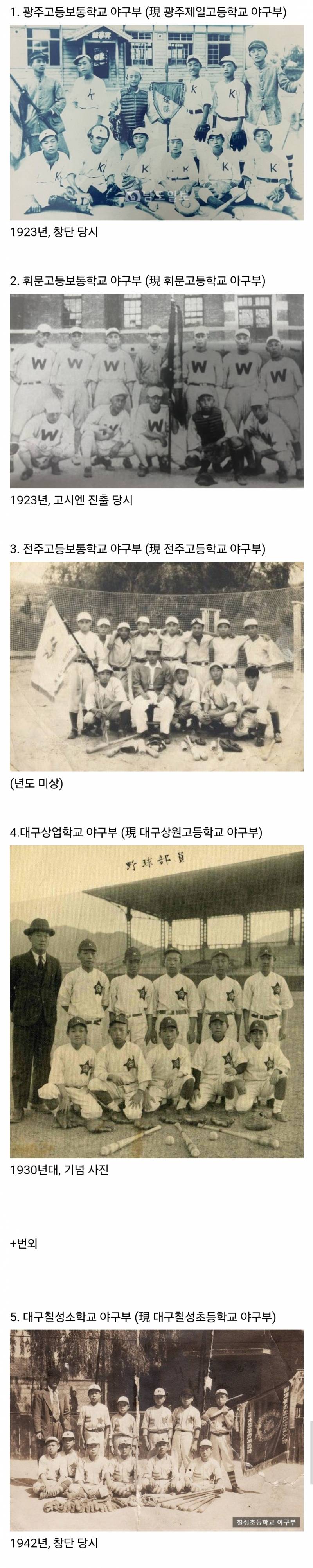 [잡담] 일제강점기 시절 고교 야구팀 사진 | 인스티즈