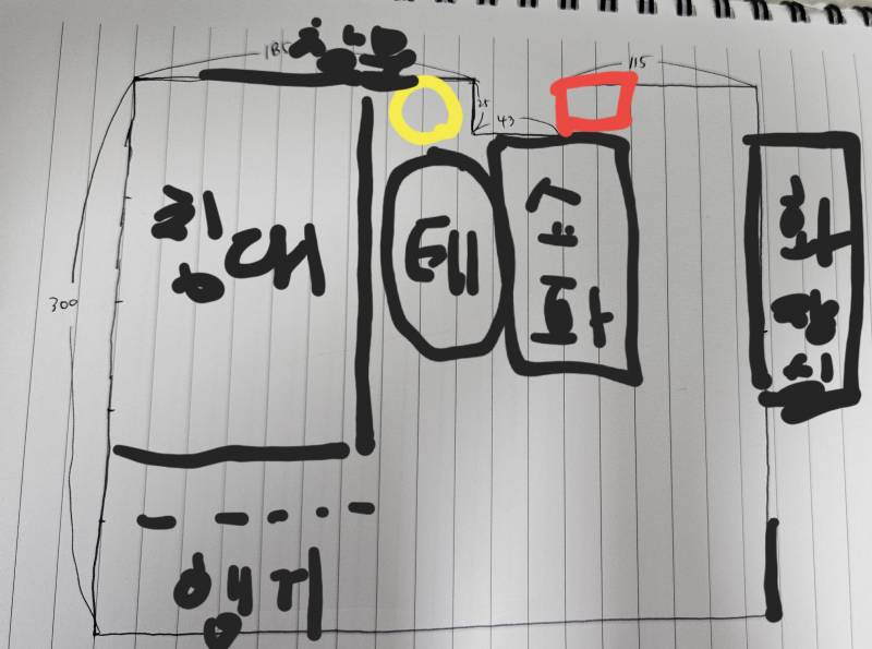 [잡담] 좁은 집 집 구조 봐줘 ㅜ | 인스티즈