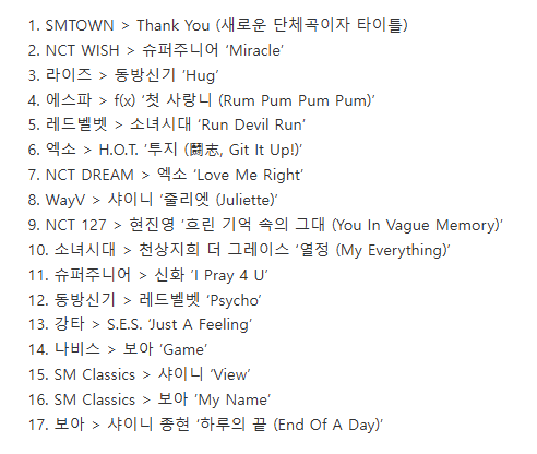 4개월 내내 30주년 축하중이라는 에스엠 | 인스티즈