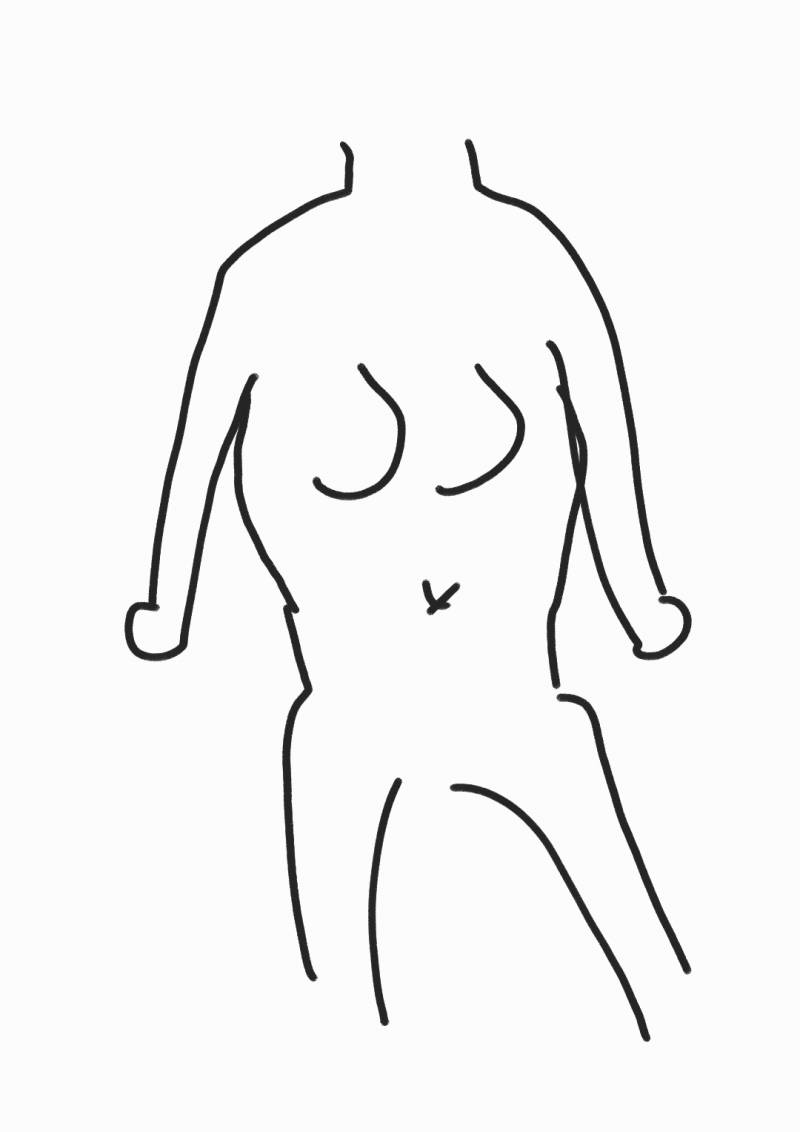 [잡담] 나 흉통? 흉곽?이 너무 넓은데 이건 못 줄여...? (발그림有) | 인스티즈