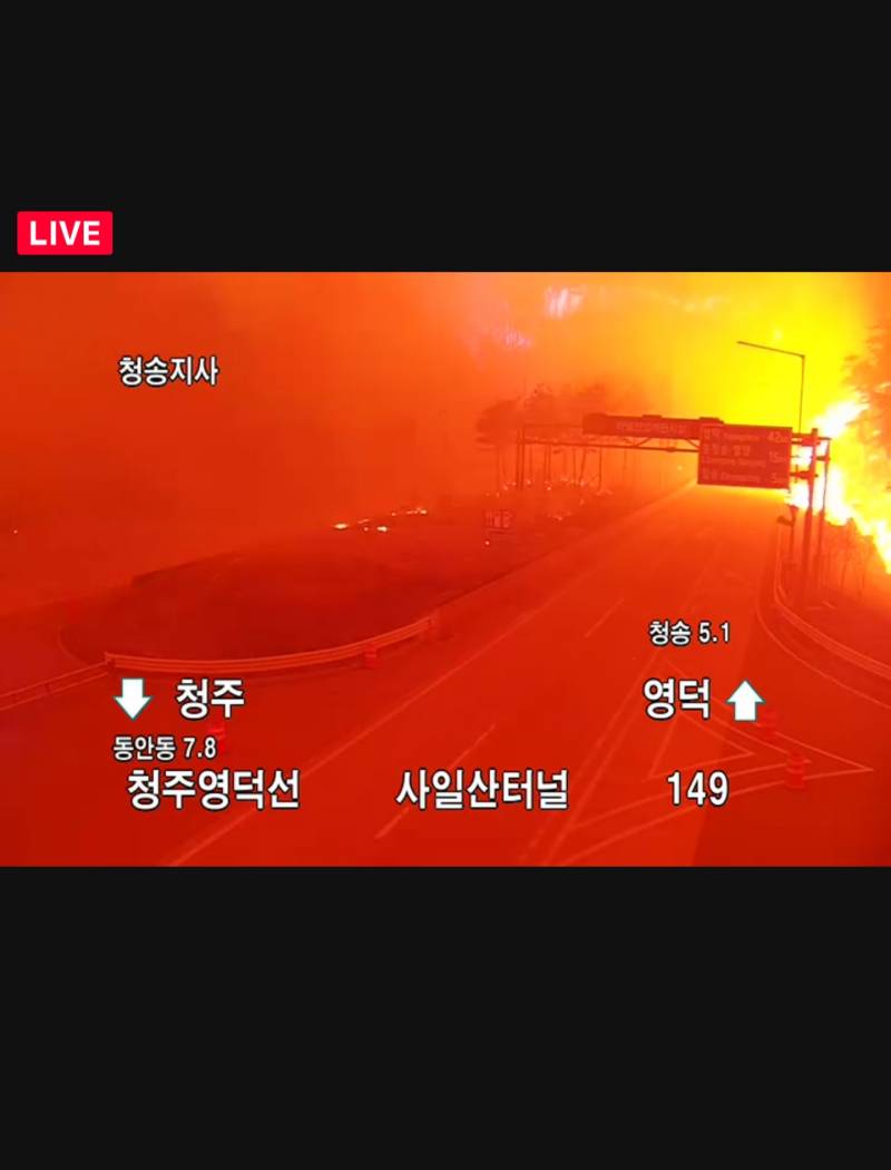 [잡담] 경북 산불 에바야..... | 인스티즈