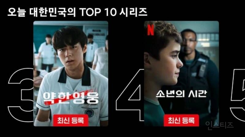 넷플에 입양간 지 하루만에 상위권 올라간 웨이브 오리지널 | 인스티즈