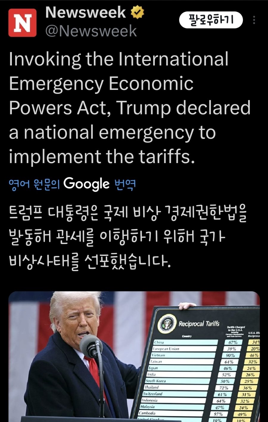 [잡담] 트럼프 국가 비상사태 선언ㄷㄷ | 인스티즈