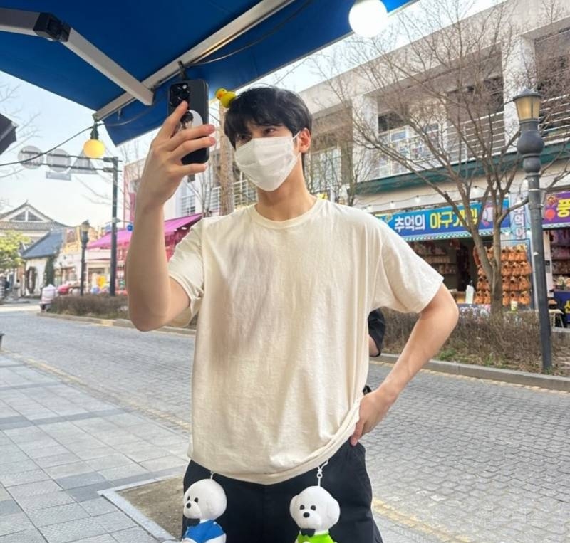 이건 무조건 소장각인 벚꽃 남친짤 차은우.jpg | 인스티즈