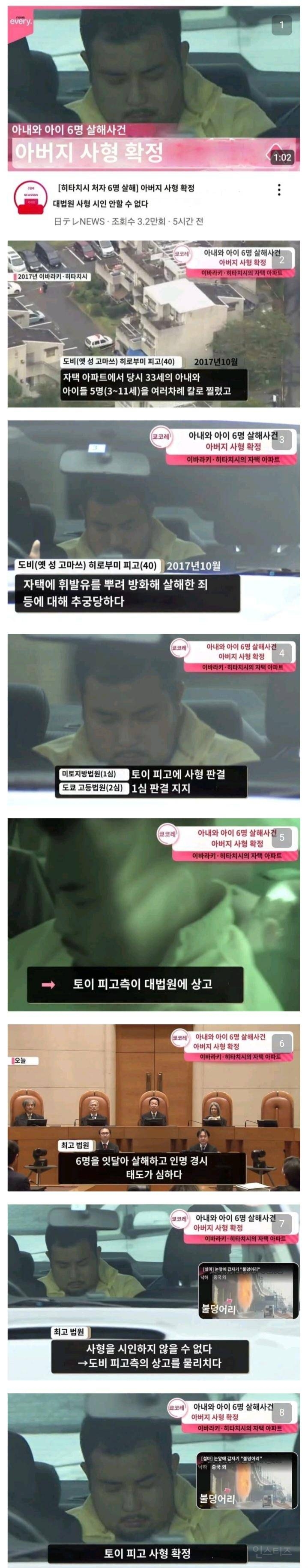 일본, 일가족 6명 살해한 아버지에게 사형 선고
