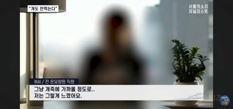오늘 폭로된 충격적인 요양원 실태 | 인스티즈