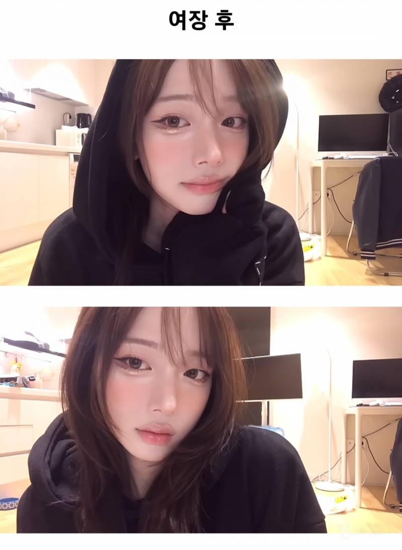 여장남자 유튜버의 여장 전후 | 인스티즈