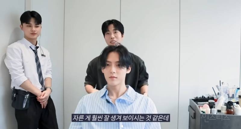 장발이였다가 머리 자르니까 인물산 아이돌.jpg | 인스티즈