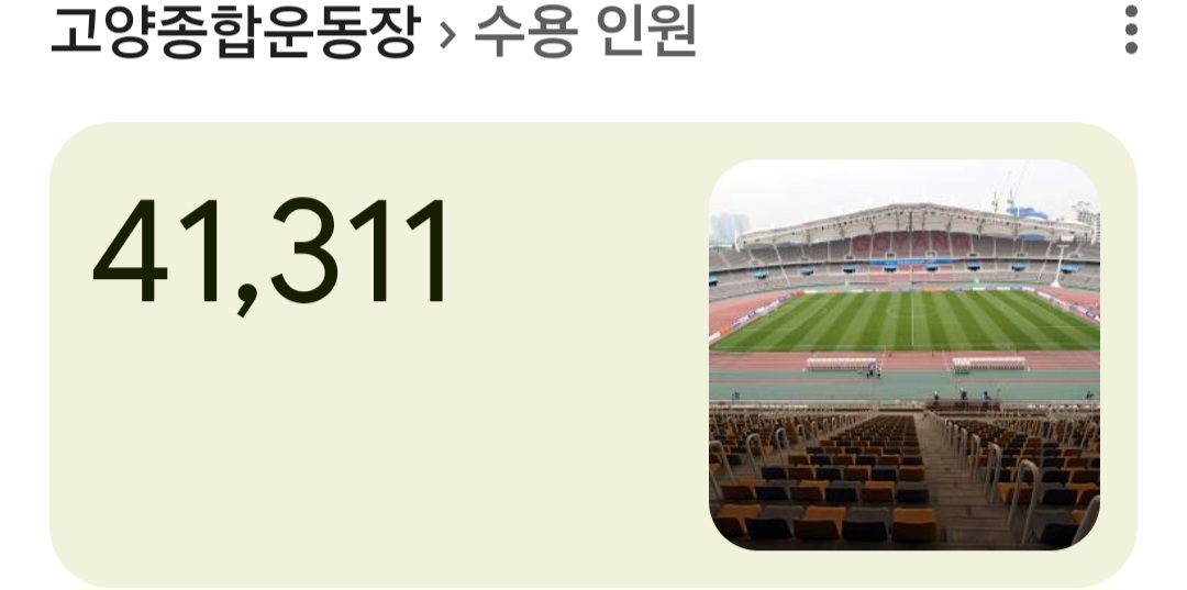 [정보/소식] 한국 주요 콘서트장 수용인원 (역대 최다기록) | 인스티즈
