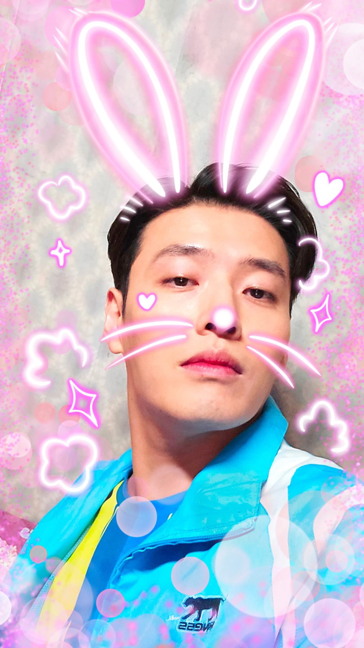  강하늘 토끼 셀카ㅋㅋㅋㅋㅋㅋ