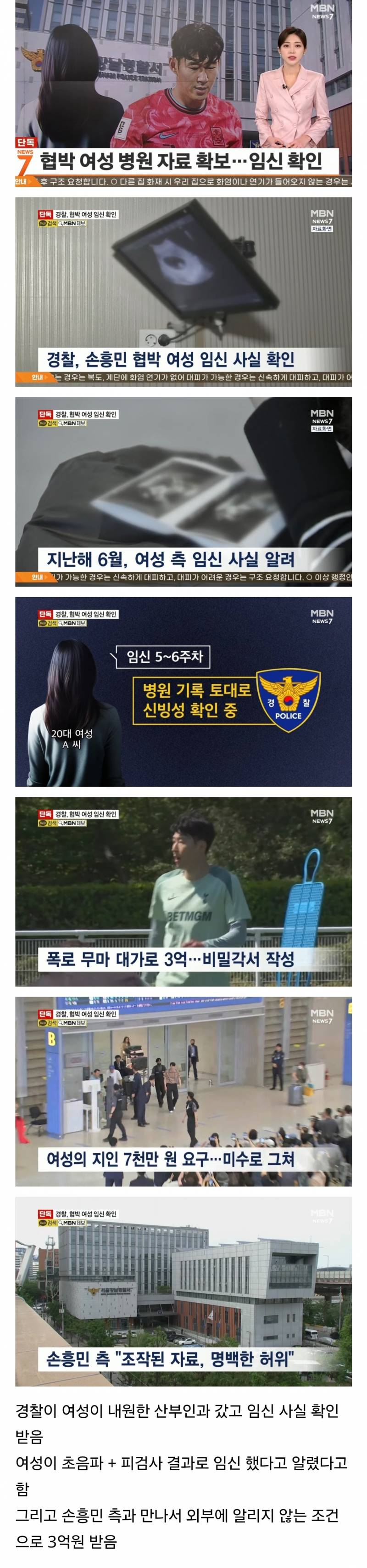  [단독] 경찰, 손흥민 협박 여성 임신 사실 확인1