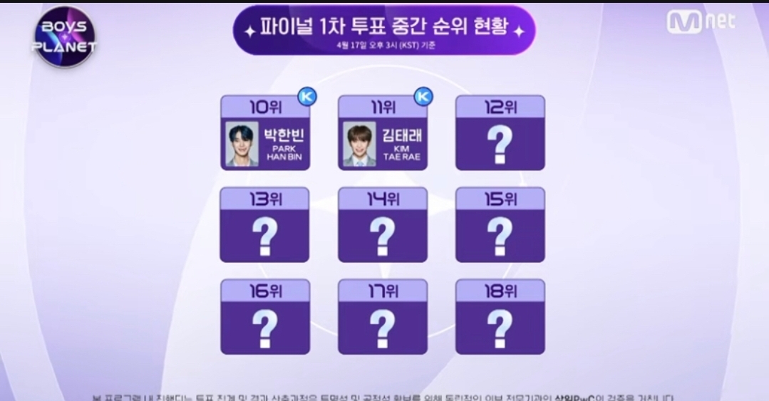 [잡담] 보플 생방 전 마지막 순위공개 ㅎㄷㄷ | 인스티즈