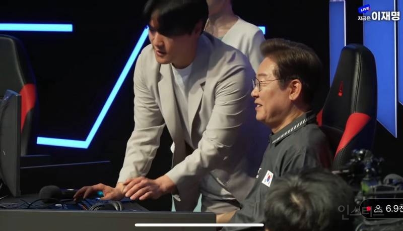 롤 게임 중인 이재명 .jpg | 인스티즈