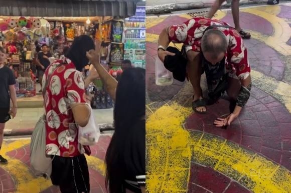  행인 머리에서 바퀴벌레 털어줬더니 되레 화내…&apos;반려벌레&apos;였다1