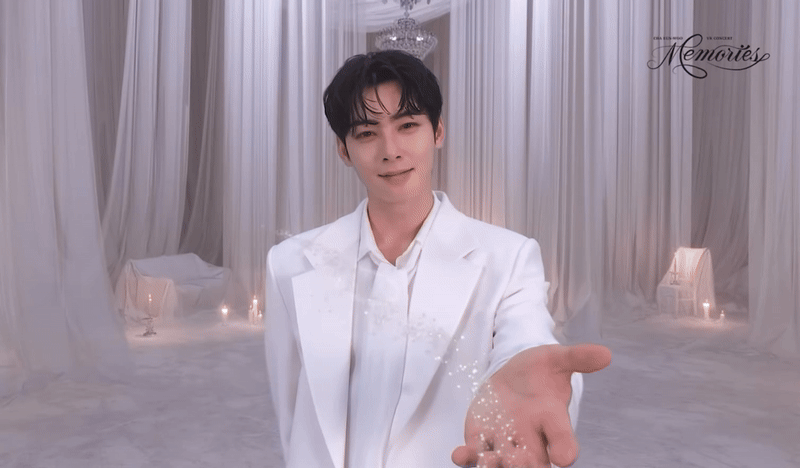  오늘자 얼굴 공격하는 차은우 영상.gif
