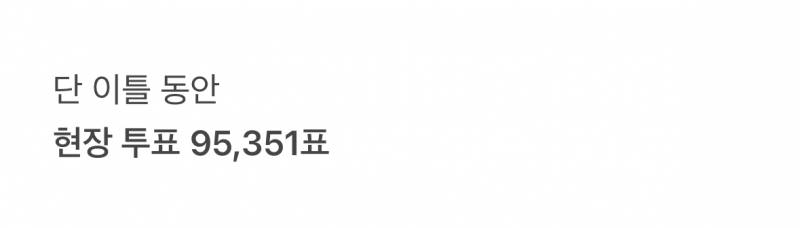 스타성 𝙅𝙊𝙉𝙉𝘼 미쳤었던 사전투표.JPG | 인스티즈