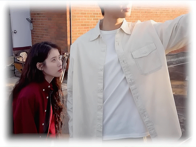 만날 때 마다 𝙅𝙊𝙉𝙉𝘼 반응 터지는 차은우x아이유 조합. gif | 인스티즈