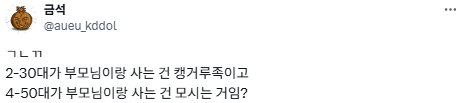 [팩트체크] "35세도 독립 못해"…늘어나는 캥거루족의 실체 | 인스티즈