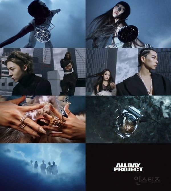  &apos;테디표 혼성&apos; 올데이 프로젝트, &apos;FAMOUS&apos; MV 티저 공개...강렬한 팀 컬..