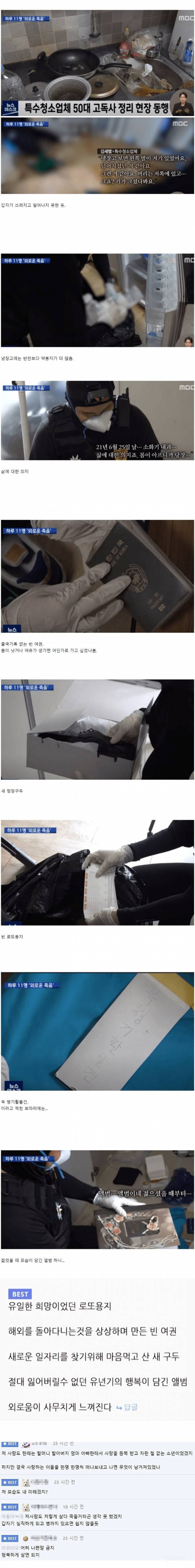  하루 11명, 고독사의 현실.jpg4