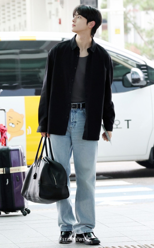 [잡담] 차은우 출국 사진 | 인스티즈