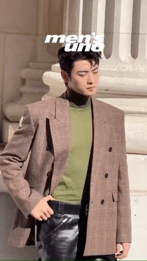 생로랑 맨즈 롱부츠 소화하는 차은우 .jpgif | 인스티즈