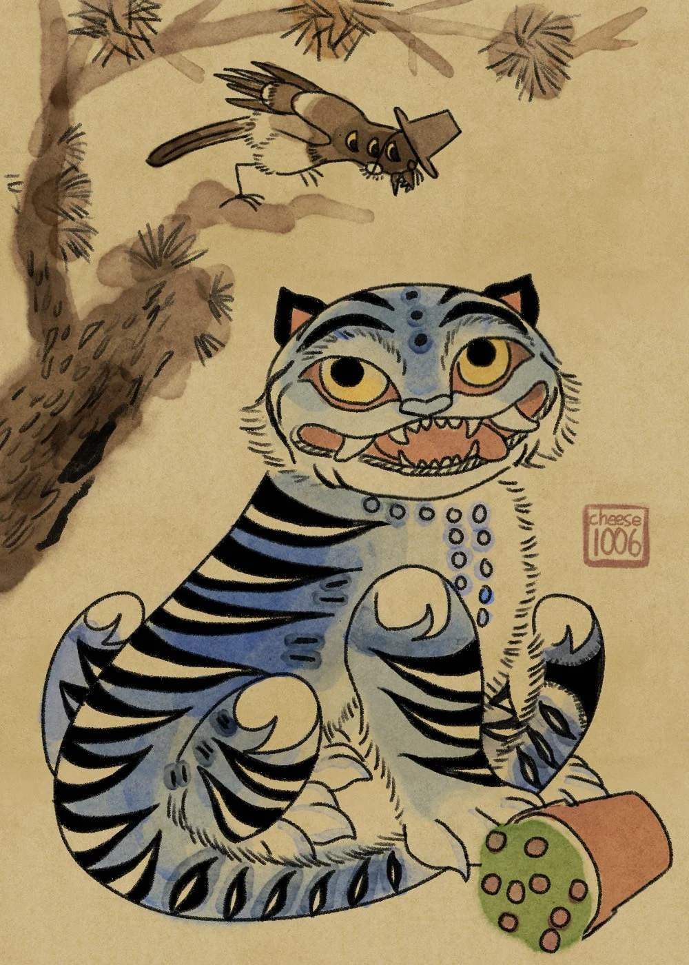 더피&수지 호작도 | 인스티즈