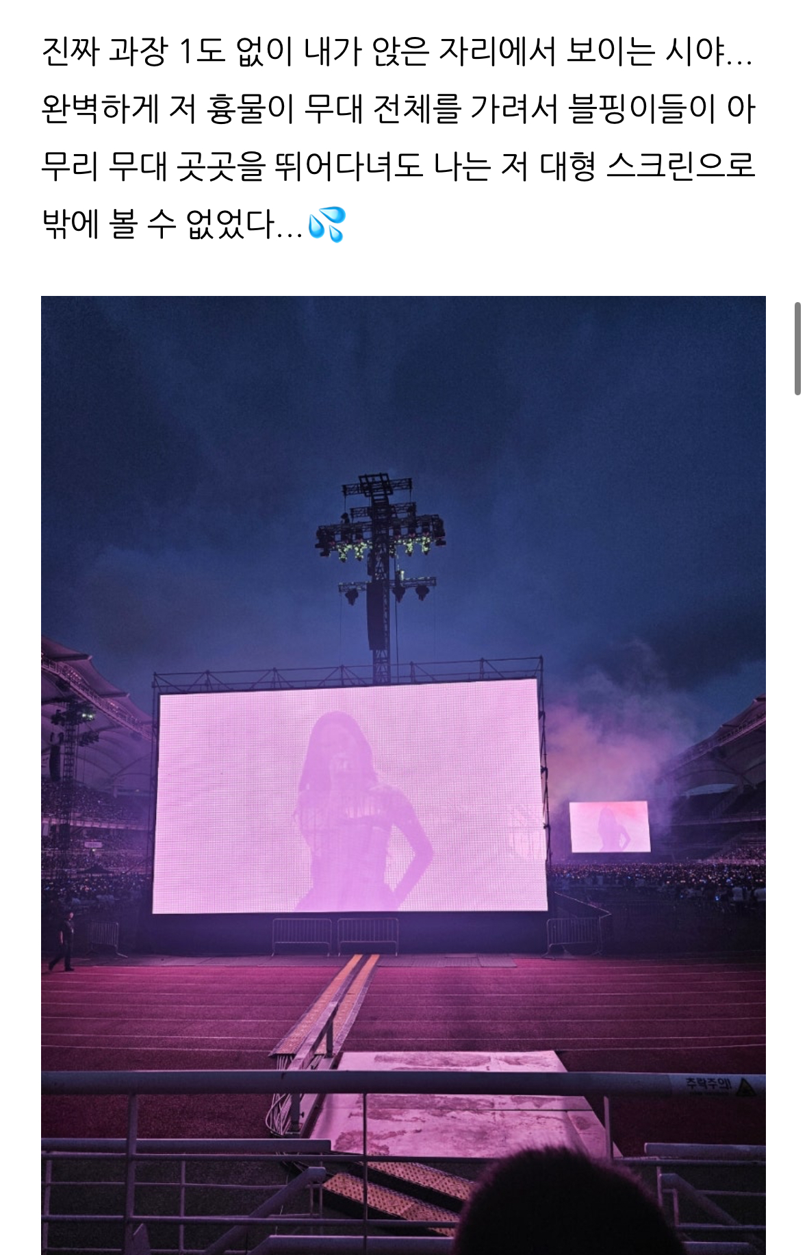 [정보/소식] 최악인 블핑콘 N3 앞열들 후기 | 인스티즈