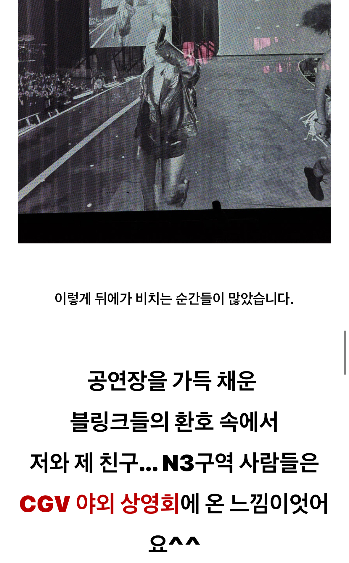 [정보/소식] 최악인 블핑콘 N3 앞열들 후기 | 인스티즈
