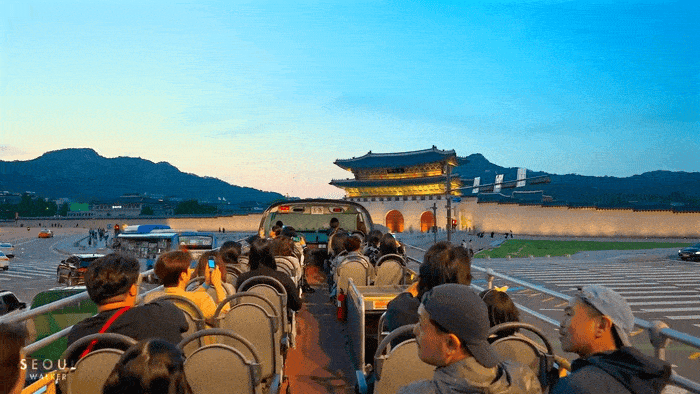 관광객들 눈 돌아가는 서울의 밤 시티 투어 버스...gif | 인스티즈