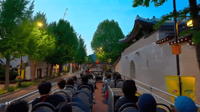 관광객들 눈 돌아가는 서울의 밤 시티 투어 버스...gif | 인스티즈