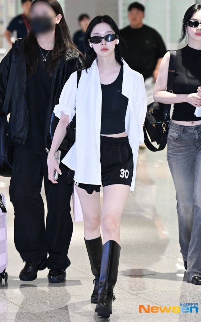 오늘 에스파 인천공항 입국 기사사진 jpg | 인스티즈