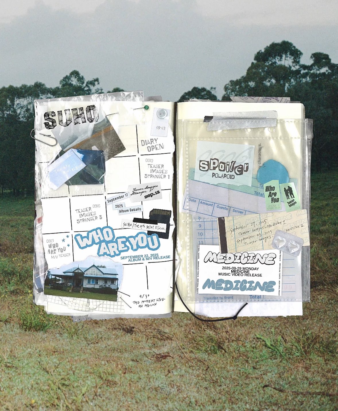 3일(수), 🐰수호 미니 4집 [Who Are You] Diary Open💙 | 인스티즈