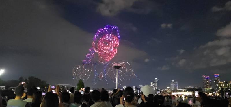 현재 기술력 말 나오는 케데헌 서울 드론쇼 퀄..JPG | 인스티즈