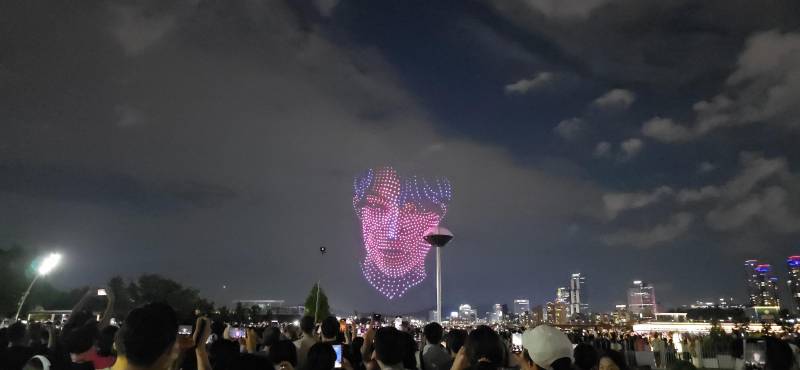 현재 기술력 말 나오는 케데헌 서울 드론쇼 퀄..JPG | 인스티즈