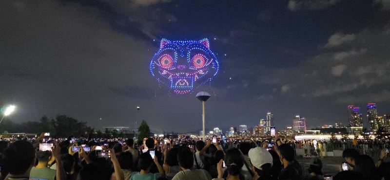 현재 기술력 말 나오는 케데헌 서울 드론쇼 퀄..JPG | 인스티즈