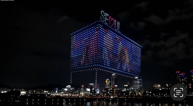 현재 기술력 말 나오는 케데헌 서울 드론쇼 퀄..JPG | 인스티즈