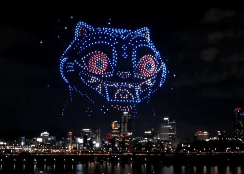 현재 기술력 말 나오는 케데헌 서울 드론쇼 퀄..JPG | 인스티즈