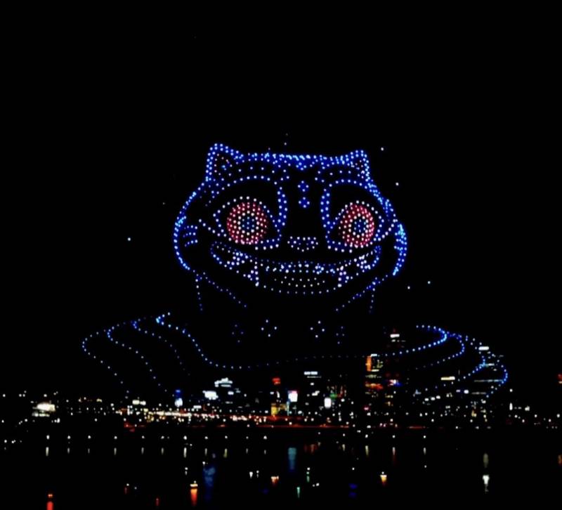 현재 기술력 말 나오는 케데헌 서울 드론쇼 퀄..JPG | 인스티즈